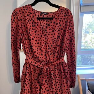 Leopard 🐆 print long dress